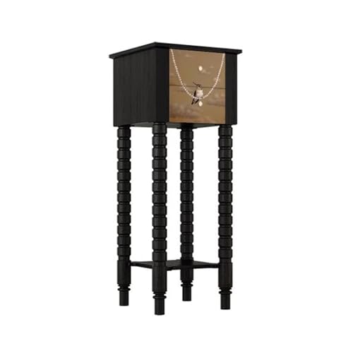 WFchenj222-6 Pedestal para bonsái Expositor de bonsáis Vintage for balcón, Estilo francés, con cajón y Patas Altas, de Madera Decorativa. Soporte de exhibición para macetas