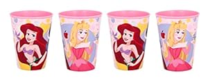 Theonoi 4 x Kinder Trinkbecher Princess