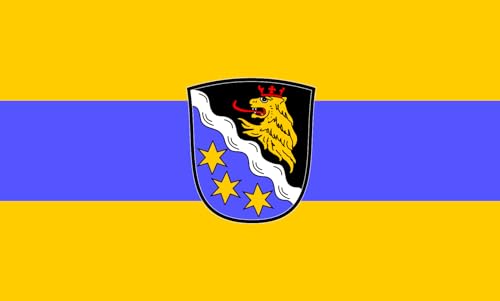 Drapeau Large Baar Schwaben grand format de 1.35m² pour mât extérieur