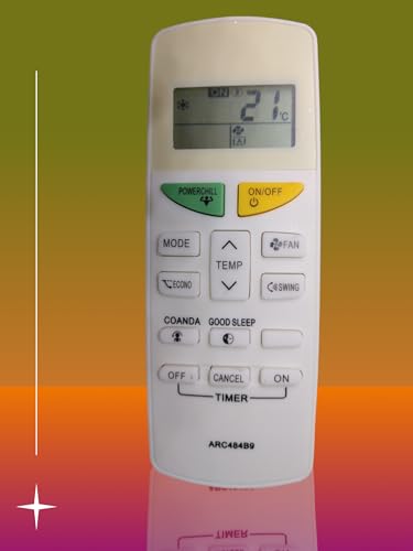 Image of Air Conditioner Remote Compatible with /Replacement for Dalkin Ac Remote | Model -ARC48B4B9 | Match with Your Existing Remote Before Placing The Order | Exactly Same Will Only Work