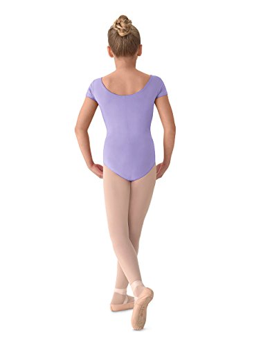 Mirella Girl's Princess Seam Cap Sleeve Dance Leotard2