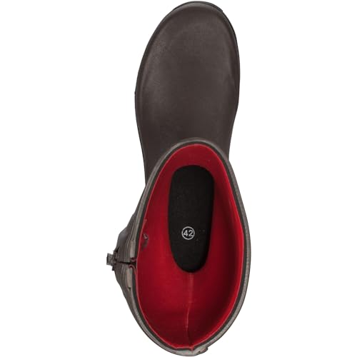 Parforce Gummistiefel mit Reißverschluss und Neoprenfutter Braun 41