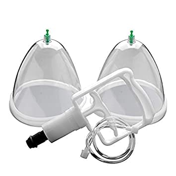 Women's Dual Cupping Kit without Pump for Enlargement Therapy