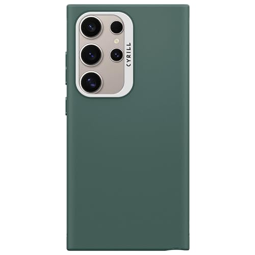Image of Spigen Cyrill UltraColor | Samsung Galaxy S24 Ultra Case | Green Galaxy S24 Ultra Back Cover | TPU+Poly Carbonate - Kale