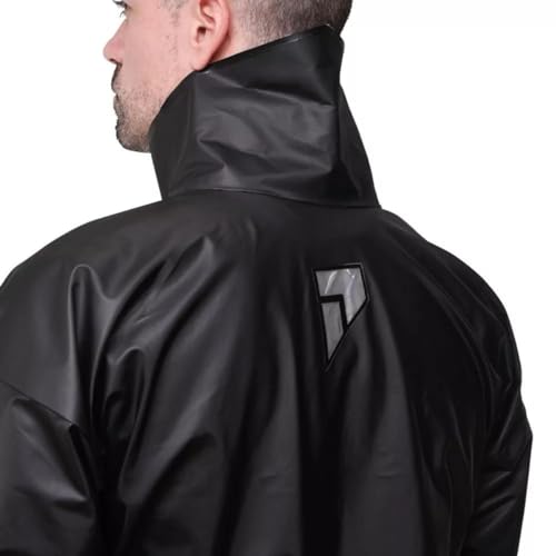 Capa de Chuva Pioneira Combate Gola PVC - Tamanhos Grandes - Preto (Masculino) - XXG