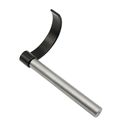 Soporte de herramienta de torno de carpintería para torno de madera Herramienta de torno de forma especial Herramientas curvas (A)