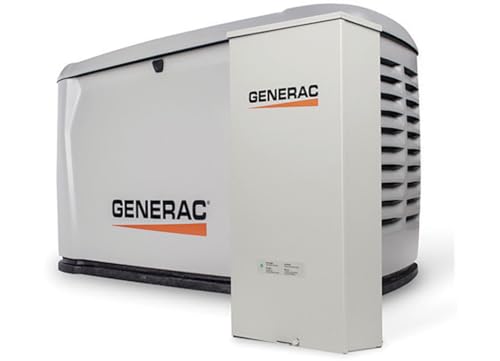 Generac 28kW Home Standby Generator for home use with 200 amp transfer switch, built-in cellular connectivity, whole house generator for power backup - Comes With Ecobee Smart Thermostat