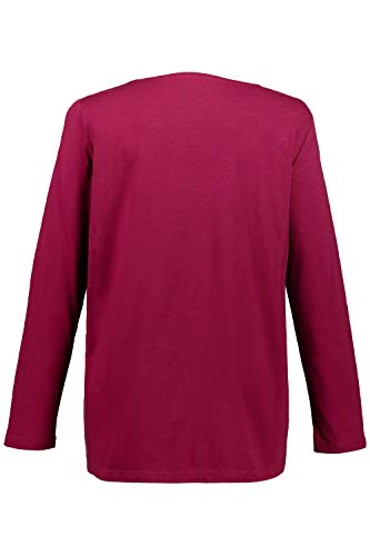 Ulla Popken 725954 - Maglietta a maniche lunghe da...