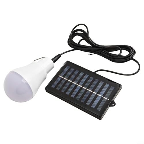 Lámpara de bombilla LED de 15 W con gancho portátil, IP55 impermeable para exteriores, para camping, senderismo, pesca, tienda de campaña o jardín, recargable 1600 mAh