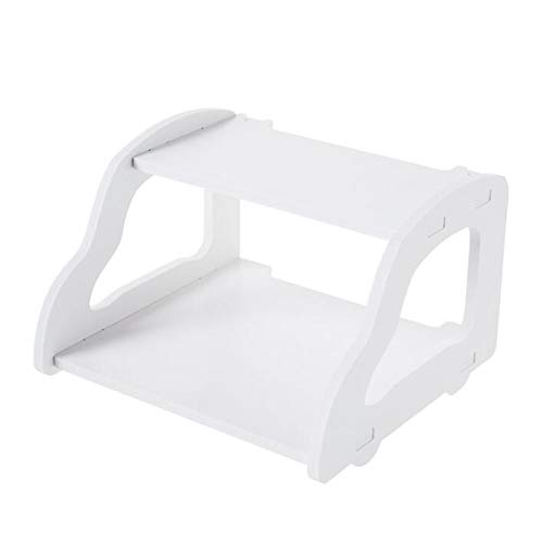 TV-Decken-Wandhalterungen Regal Set-Top-Box Router-Halterung Wand-Aufbewahrungs-Trennwand Spleiß-Trennwand, weißes funktionales Aufbewahrungsregal