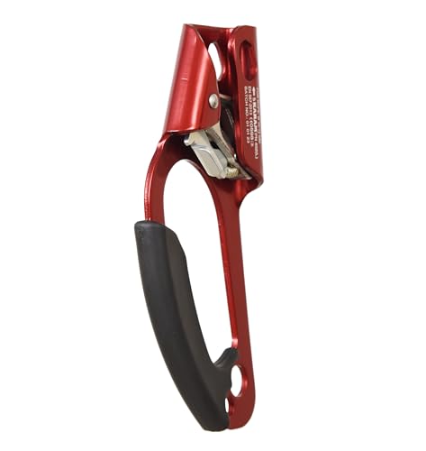 Image of KARAM Heavy-Duty Rope Clamp for Climbing, Camping & Outdoor Activities | Anti-Slip & Quick-Lock Design | Compatible with 10-12mm Ropes for Left Hand Use | CE Certified | PN402(L)