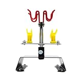 BE-TOOL Estación de soporte para aerógrafo, soporte para aerógrafo de mesa, soporte para bolígrafo en aerosol, accesorios y suministros para aerógrafo para garaje o espacio de trabajo