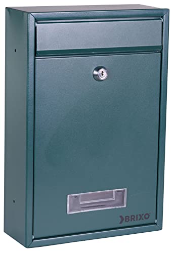 Cassette postali Domus - Colore: verde grigio avorio 22x9x33