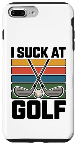 I Suck At Golf Joke ʔSt s Ȓj St X}zP[X iPhone 7 Plus/8 Plus p