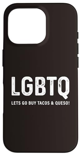 �ʔ����^�R�X�f�U�C�� - LGBTQ Let's Go Buy Tacos & Queso �X�}�z�P�[�X iPhone 16 Pro �p