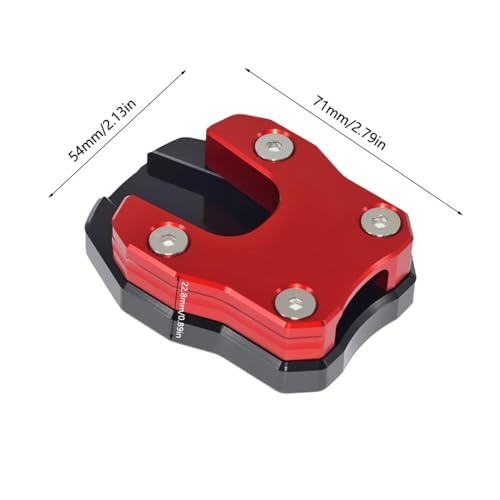 Extension plaque béquille latérale PCX125 support protection