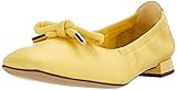 Tacón de 3 cm HÖGL Jardin, Zapatos Tipo Ballet Mujer, Plátano, 42 EU