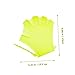 TOGEVAL 2pcs Boy Girl Swim Paddles Gloves Water Gloves for Swimming Practice Diving Unisex Mittens for Boys and Girls Fluorescent for Beginners