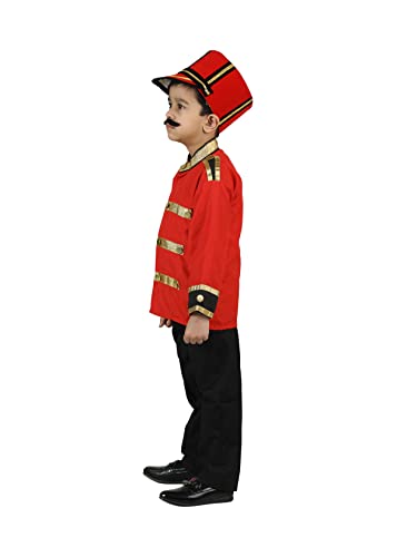 Image of BookMyCostume Mangal Pandey 1857 Mutiny Sepoy Freedom Fighter Patriotic Kids Fancy Dress Costume 6-7 years