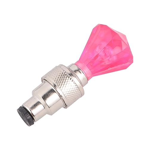 ibasenice Bike Light Pink 7pcs Valve Stem Lights for Bicycles Led Tire Valve Caps Cycle Fluorescent Cores