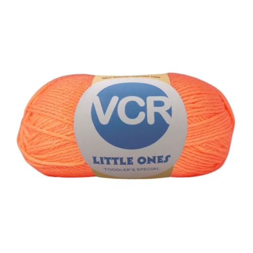Image of VCR Pinkish Peach Yarn, 100 Grams Hank, 190 Meters Length, Acrylic Ball for Crochet and Knitting, Soft Crosia Threads, Pack of 1 Yarn, Suitable for DIY Crafts