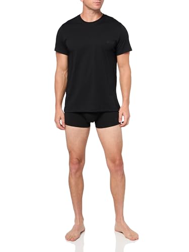 BOSS mens Shiny Logo Print Underwear and T-shirt Set