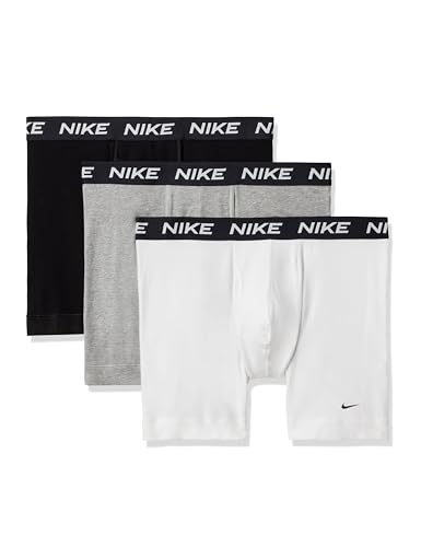 Nike Men's All Day Cotton Stretch Boxer Brief W/Fly Underwear (3-Pack)