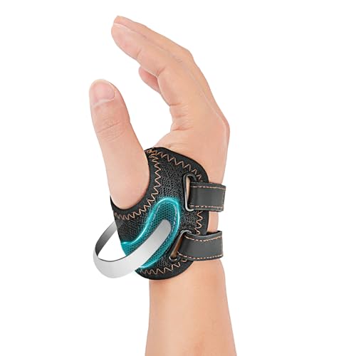 FORTEMOTUS Thumb Brace Right Hand - CMC Thumb Arthritis Support Comfortable Nylon Brace with Thumb...
