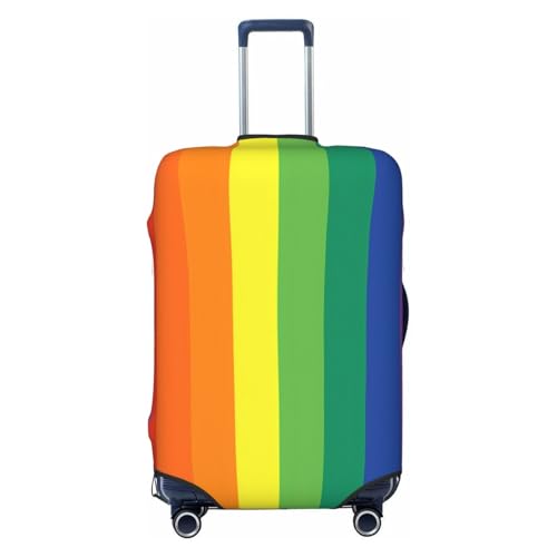 Rainbow Luggage Cover Elastic Suitcase Protector Ftis 29-32 Inch Suitcase Cover for Luggage