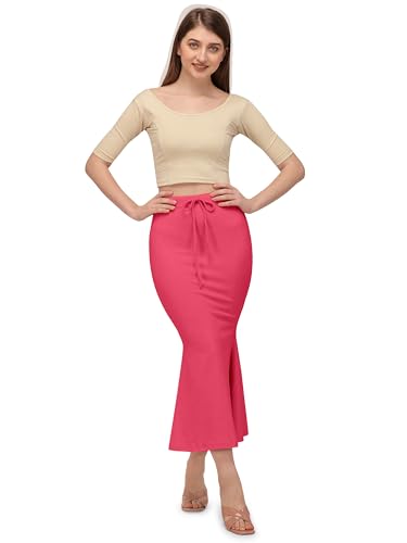 Image of Mehrang Stretchable Saree Shapewear Petticoat for Women, Cotton Blended,Petticoat,Skirts for Women,Shape Wear Dress for Saree