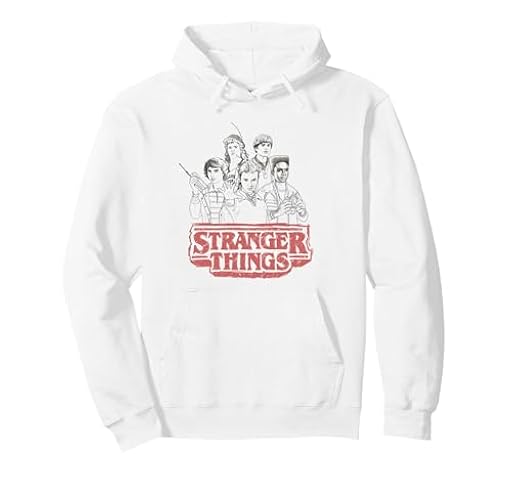 Stranger Things Sketch Group Logo Sudadera con Capucha, Unisex para Adultos, Blanco, S | Ya disponible en tu tienda friki favorita! En mundofriki.es! Stranger Things Sketch Group Logo Sudadera con Capucha, Unisex para Adultos, Blanco, S | Ya disponible en tu tienda friki favorita! En mundofriki.es!