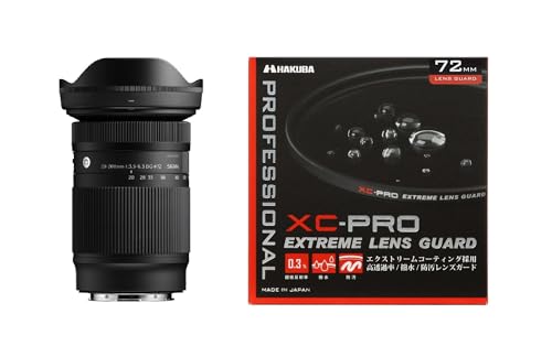 シグマ(Sigma) レンズ 20-200mm F3.5-6.3 DG Lマウント 高倍率ズーム 標準 フルサイズ Contemporary ミラーレス専用+ハクバ HAKUBA レンズフィルター 72mm XC-PRO エクストリーム レンズガード 高透