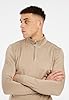 Protest Rewill Half Zip Long Sleeve T-Shirt XL Beige #1