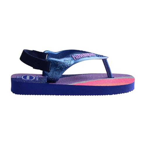 Havaianas Baby Palette Glow, Sandalias Unisex Bebé, Marine Blue, 17/18
