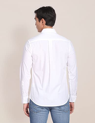 Image of U.S. POLO ASSN. Striped Regular Fit Cotton Shirts for Men - Full Sleeve Mens Casual Shirts