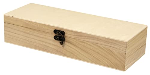 Rayher Holz Boxen Set, 4teilig, FSC zertifiziert, 1 Box 32 x 12 x 7cm, 3 Boxen 10 x 10 x 6 cm, Aufbewahrungsbox, 62299000 thumbnail