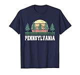 Pennsylvania T-Shirt Retro Vintage Shirt Gift Men Women Kids