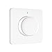 Orbecco Smart Dimmschalter, 2,4GHz WLAN LED Dimmer Lichtschalter APP Fernbedienung Sprachsteuerung Timer, Drehbar Dimmbar Schalter Kompatibel mit Siri Shortcuts/Alexa/Google Assistant - Weiß
