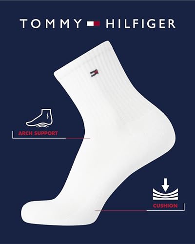 Tommy Hilfiger Mens Socks - Athletic Cushioned High Quarter Cut Socks (6 Pack)2