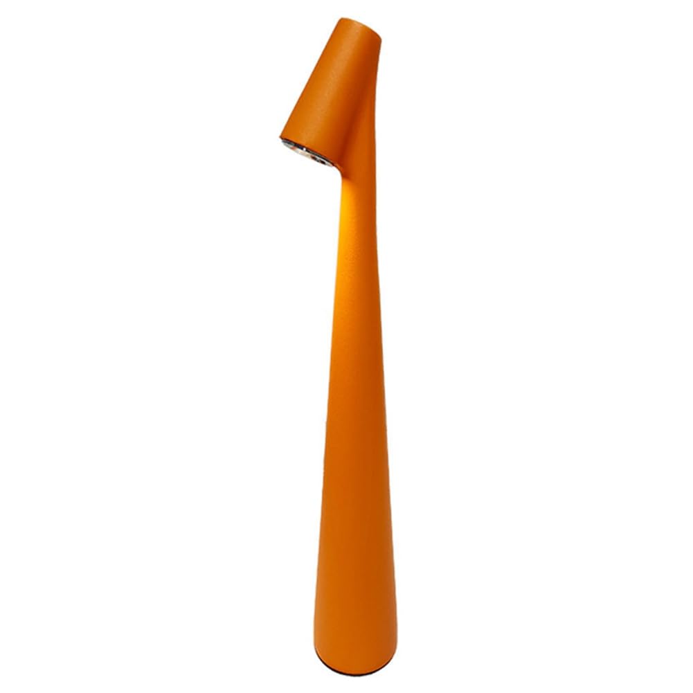 Tyatocepy Table Lamp 1800MA Lithium Battery High Multi-Function Living Room Rechargeable Decorative Table Lamps,Orange Easy Install Easy to Use