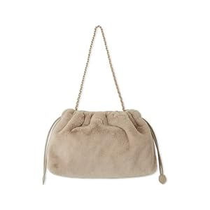 [ミラオーウェン] チェーンショルダーファー巾着バッグ 09WGB245509" 