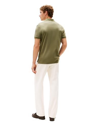 Image of Tommy Hilfiger Mens Short Sleeve Casual Polo Shirts in Regular Fit with Liquid Cotton