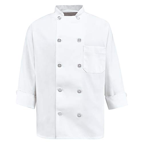 Chef Designs Women's Chef Coat, White, Medium #TOP1
