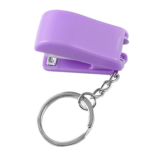 Petite agrafeuse porte-clés robuste et mini agrafeuse de poche extérieure