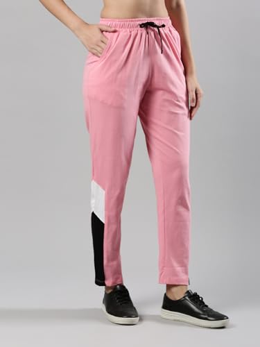 Image of Femmora Relax Fit Track Pant with Abstract Print, Breathable Soft Cotton Fabric with Drawstring Waistband Closure and 2 Side Pockets, for Women,Pack of 1