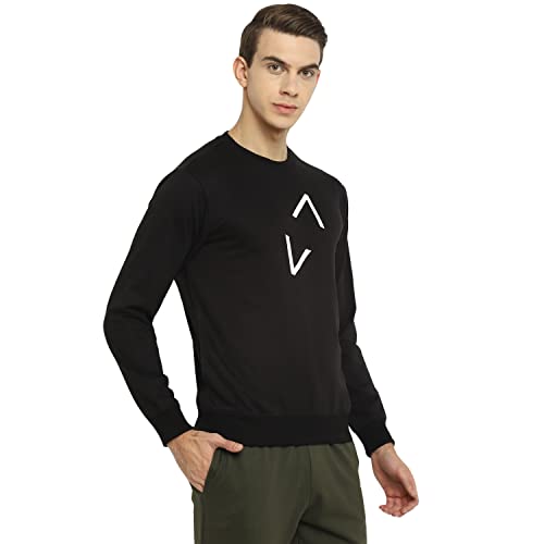 Image of YUUKI-Mens Poly PT RN Sweat-Black