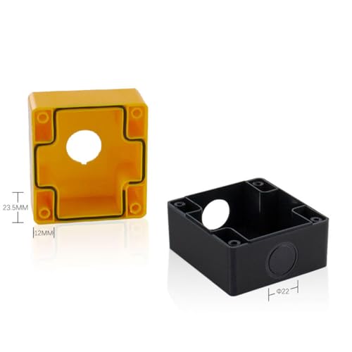 Botoeira de Emergência com Caixa de Sobrepor Amarela Lorben