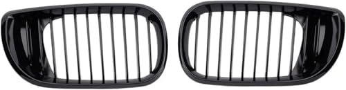 Calandre avant pour BMW E46 Touring 4 portes grille antibrouillard double pont noire de rechange