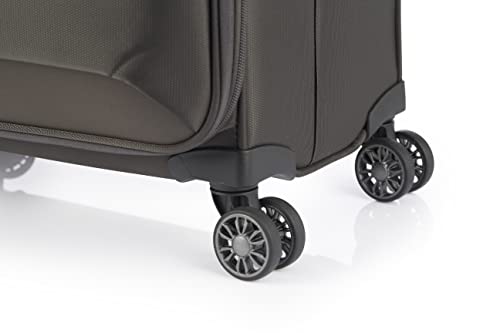 Image of Samsonite 73H 55 cms Nylon Spinner Softsided Cabin Luggage | Trolley Bag For Men Women, Platin Grey