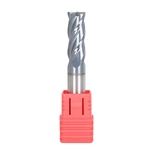 Image of 3 /8 Inch Milling Cutter 4 Slot Carbide End Milling Cutter Suitable for Aluminum Cutting Non-Ferrous Metal Cutting 1 Pieces
